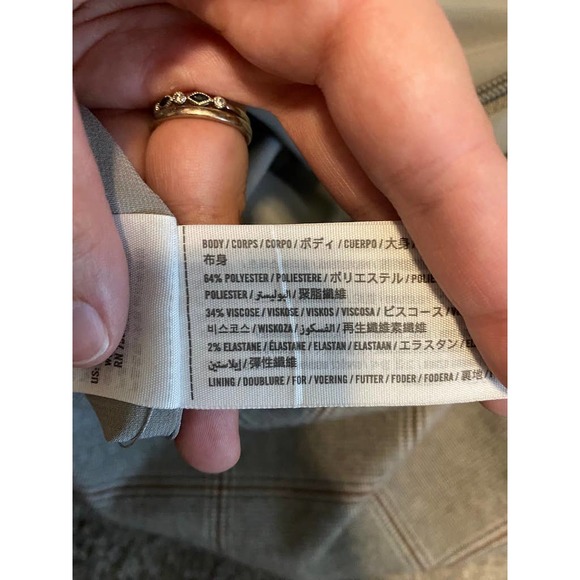 Abercrombie & Fitch Fall Plaid Mini Skirt Skort Size Small - Picture 6 of 6